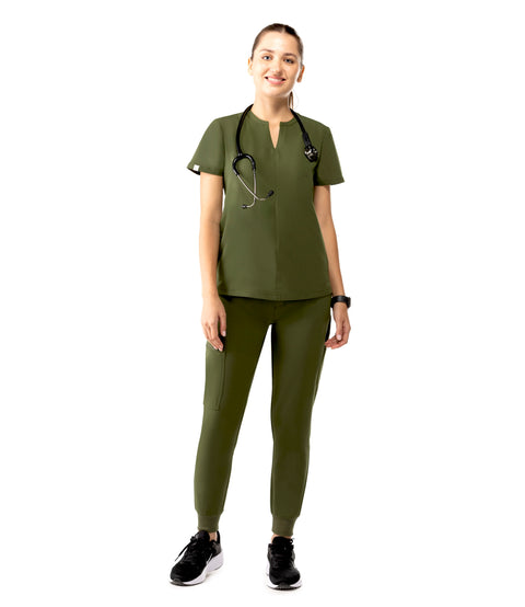 Halo Two Pocket Slim Top Olive