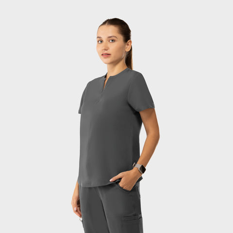 Halo Two Pocket Top Pewter