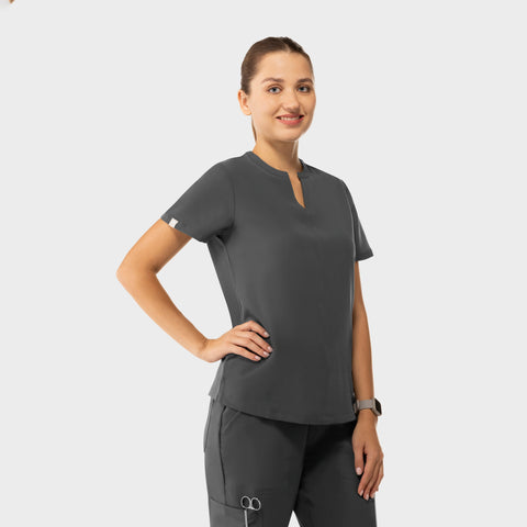 Halo Two Pocket Top Pewter