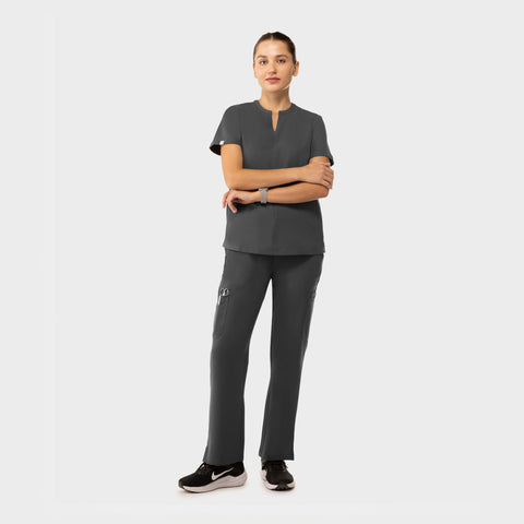 Halo Two Pocket Top Pewter