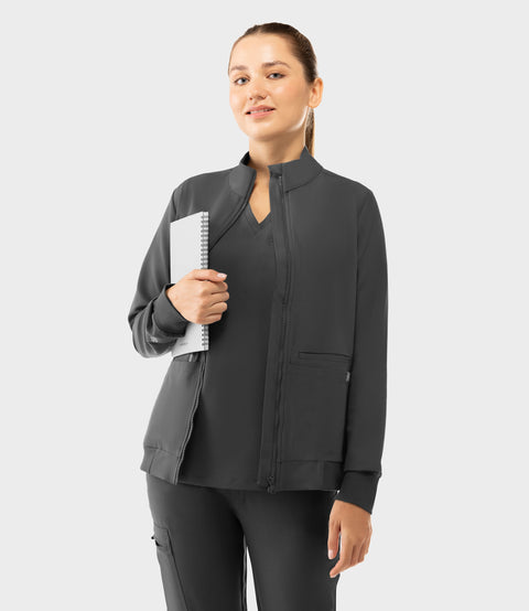 Women's Scrub Jacket Pewter