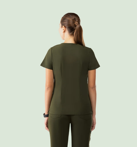 Aura One Pocket Top Olive