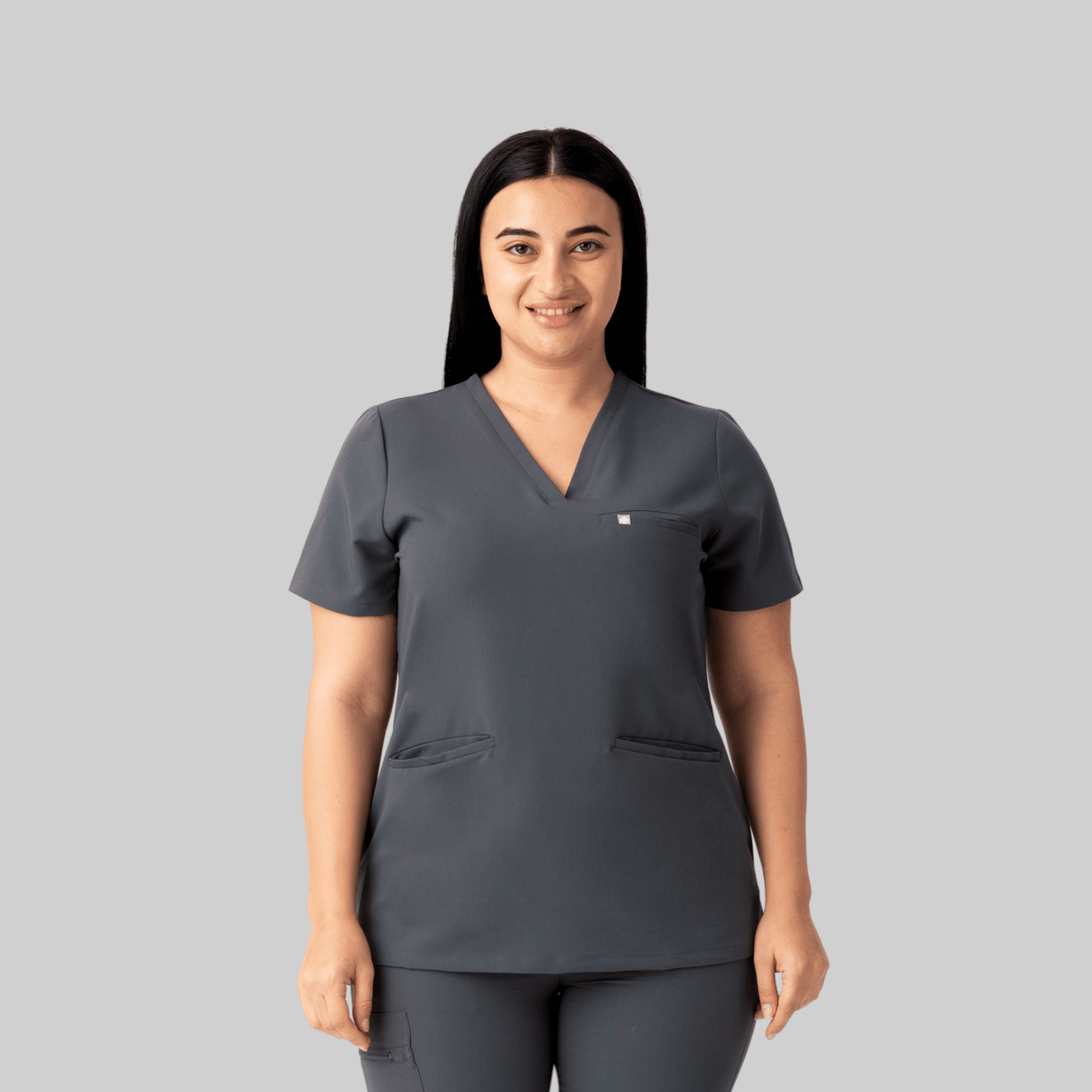 Prana Three Pocket Top Pewter