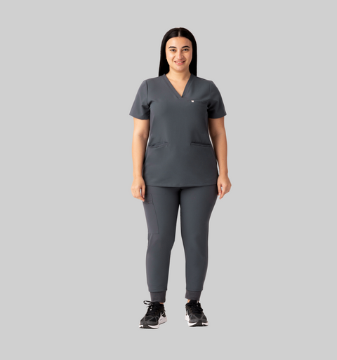 Prana Three Pocket Top Pewter