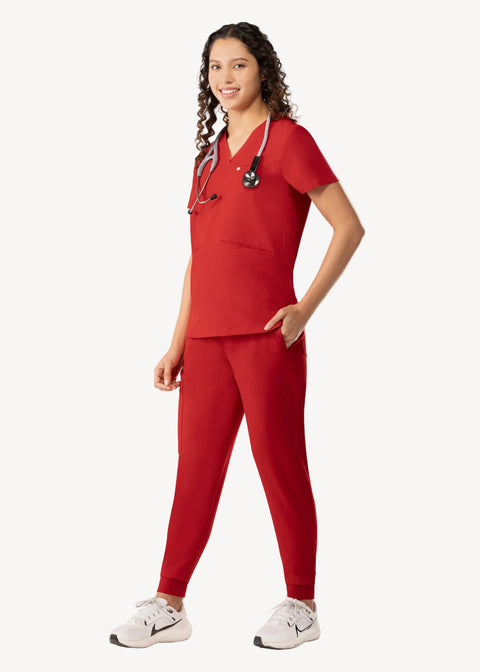 Prana Three Pocket Top Red
