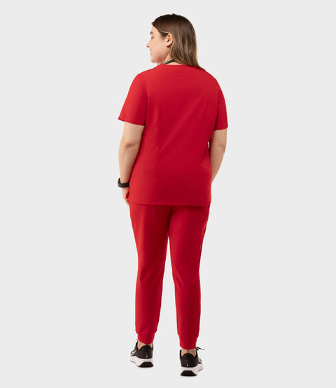 Prana Three Pocket Top Red