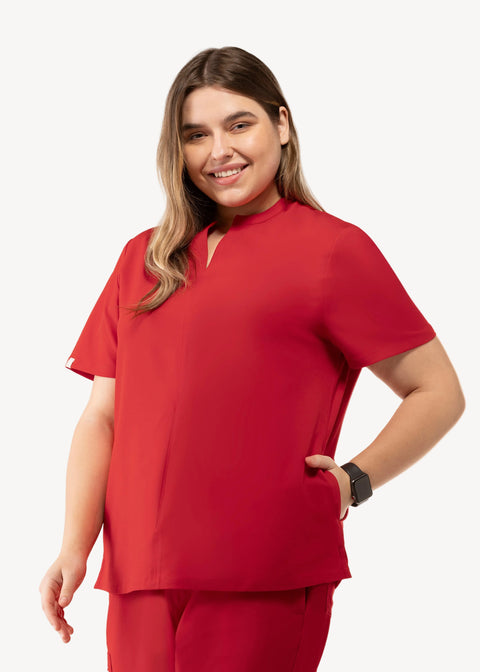 Halo Two Pocket Top Red
