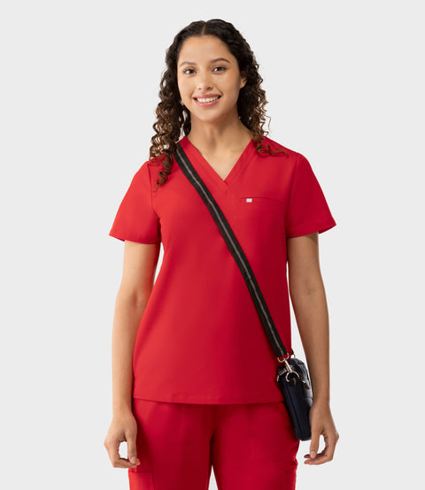 Aura One Pocket Top Red