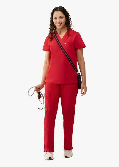 Aura One Pocket Top Red