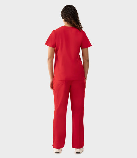 Women's Cargo Pants Red