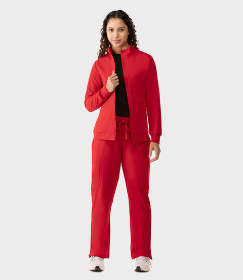 Women's Scrub Jacket Red