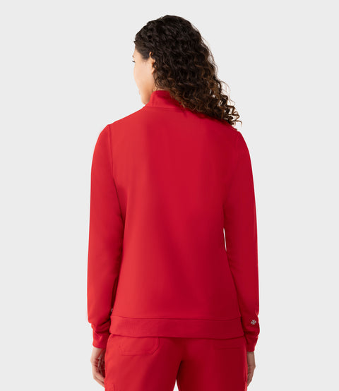 Women's Scrub Jacket Red