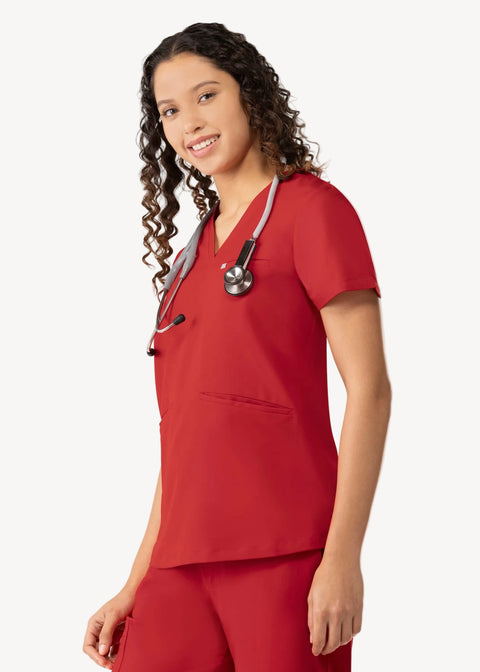 Prana Three Pocket Top Red