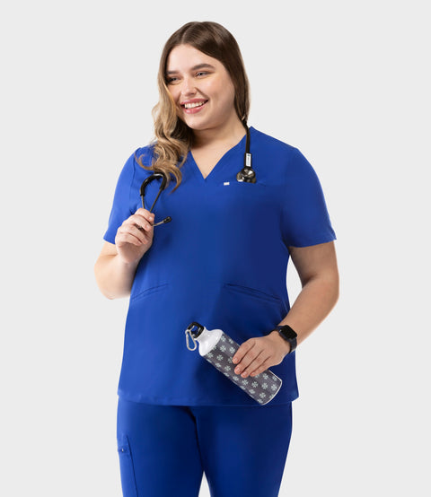 Prana Three Pocket Top Royal Blue