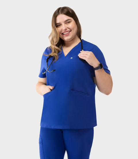 Prana Three Pocket Top Royal Blue