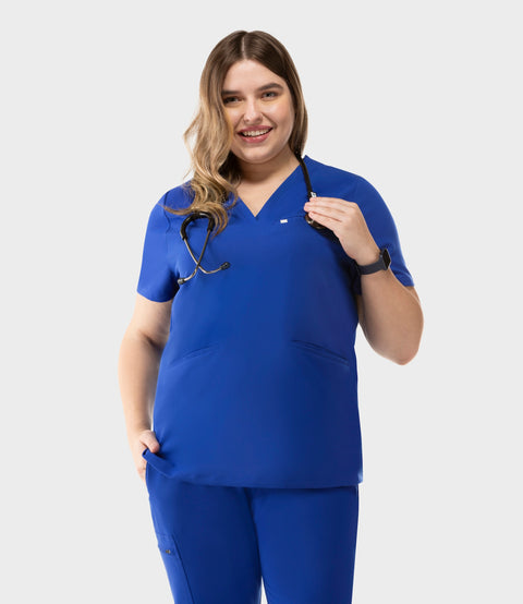 Prana Three Pocket Top Royal Blue