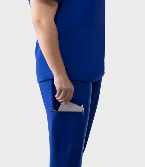 High Waist Joggers Royal Blue