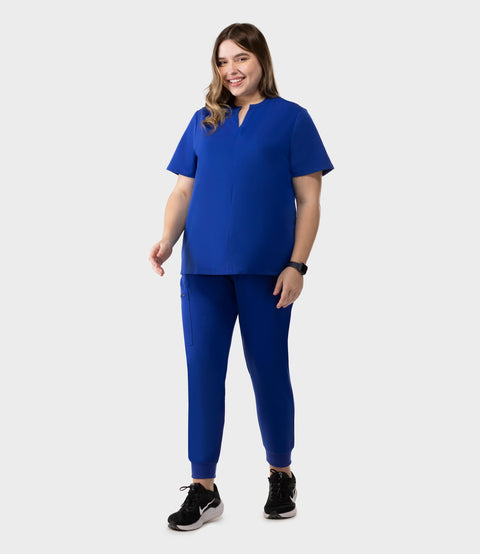 High Waist Joggers Royal Blue
