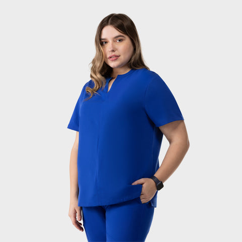 Halo Two Pocket Top Royal Blue