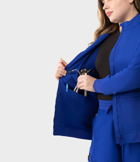 Scrub Jacket Royal Blue