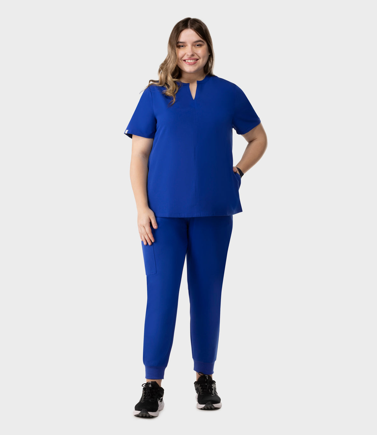 High Waist Joggers Royal Blue