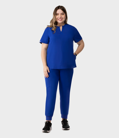 High Waist Joggers Royal Blue