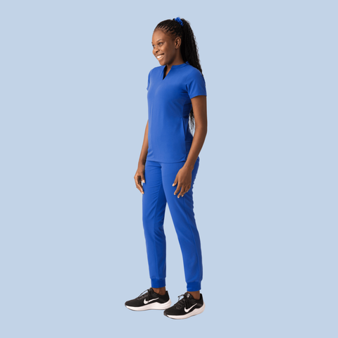 Halo Two Pocket Top Royal Blue