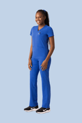 Prana Three Pocket Top Royal Blue - Vaayu Scrubs 
