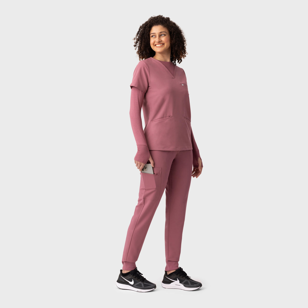 High Waist Joggers Mauve