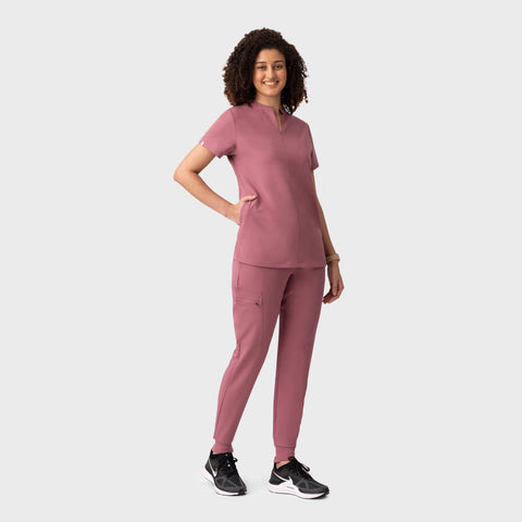 Halo Two Pocket Top Mauve