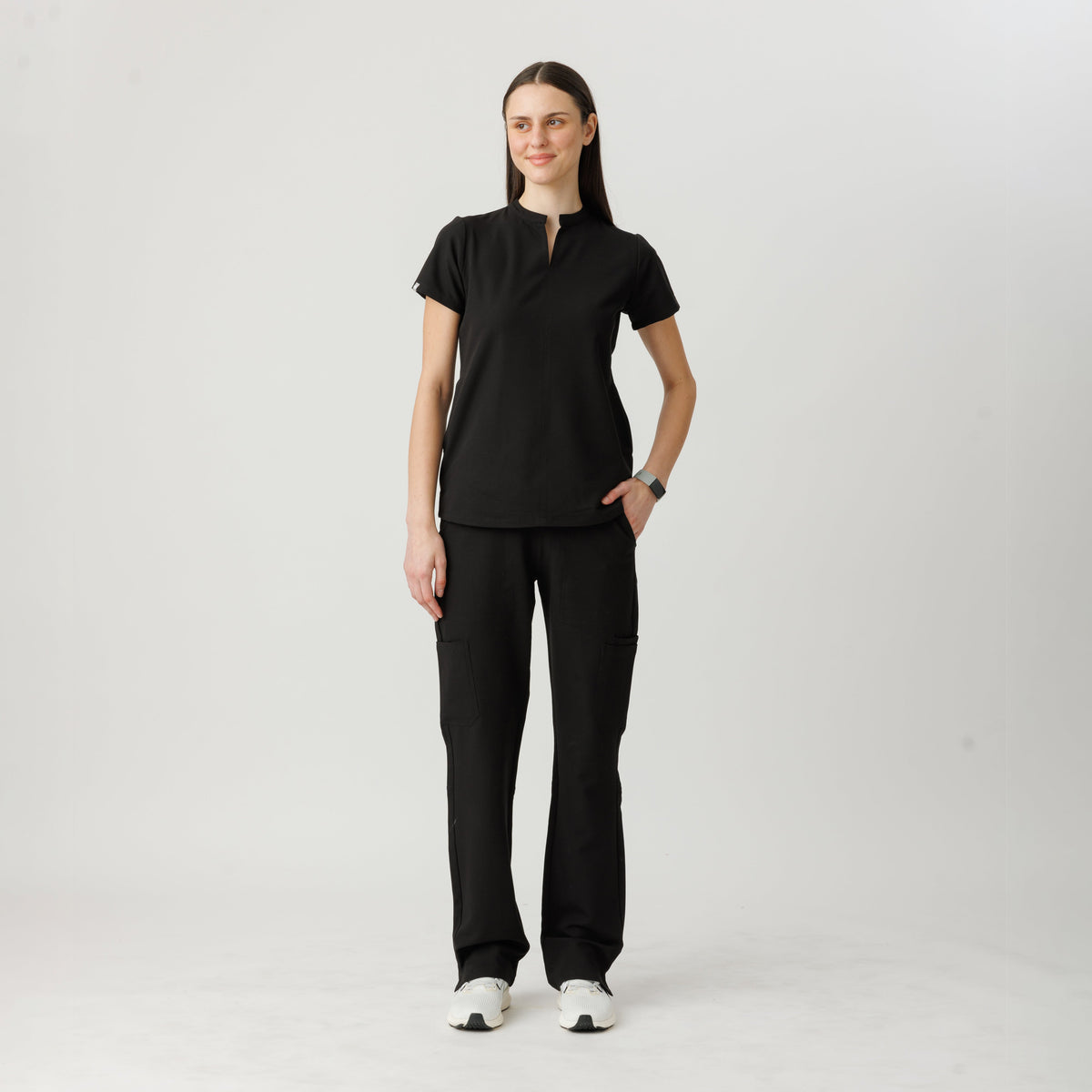 Halo Two Pocket Top Black