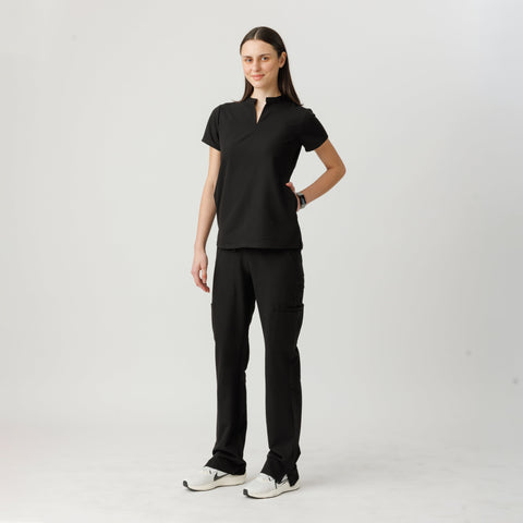 Halo Two Pocket Top Black