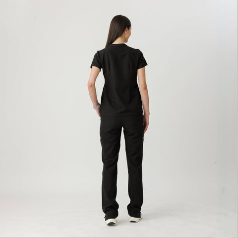 Halo Two Pocket Top Black