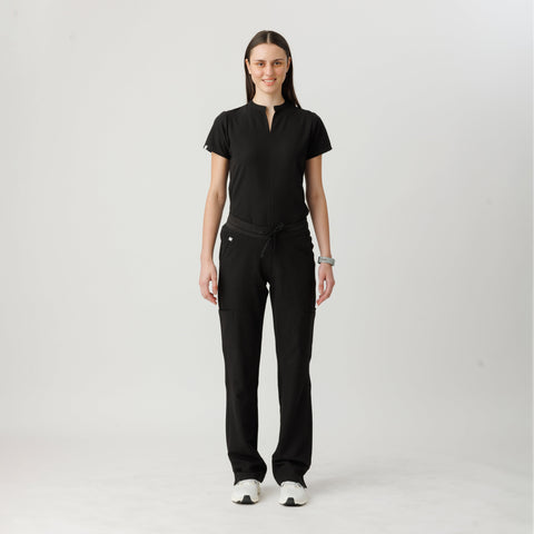 Halo Two Pocket Top Black