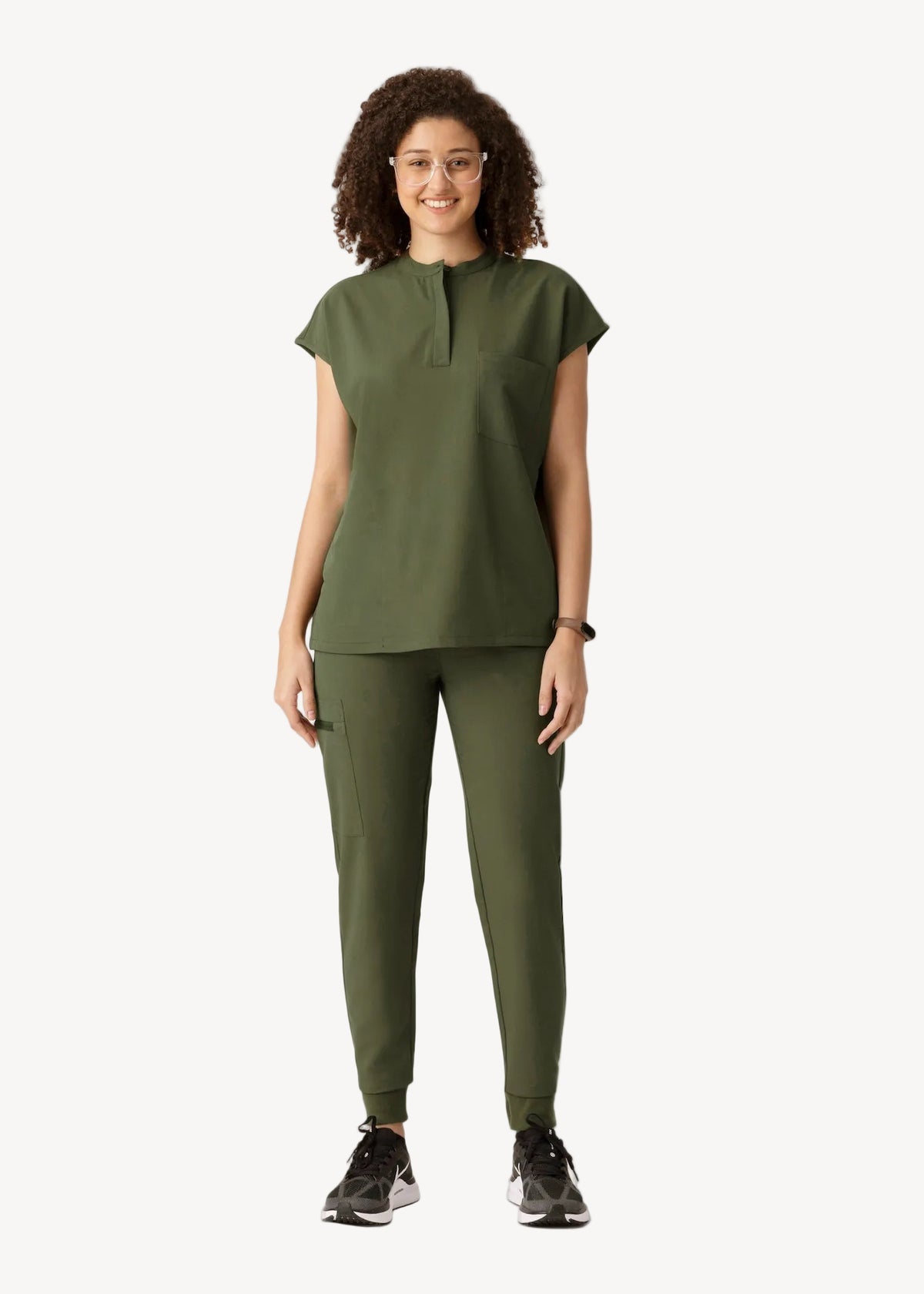 Oversized Top Olive
