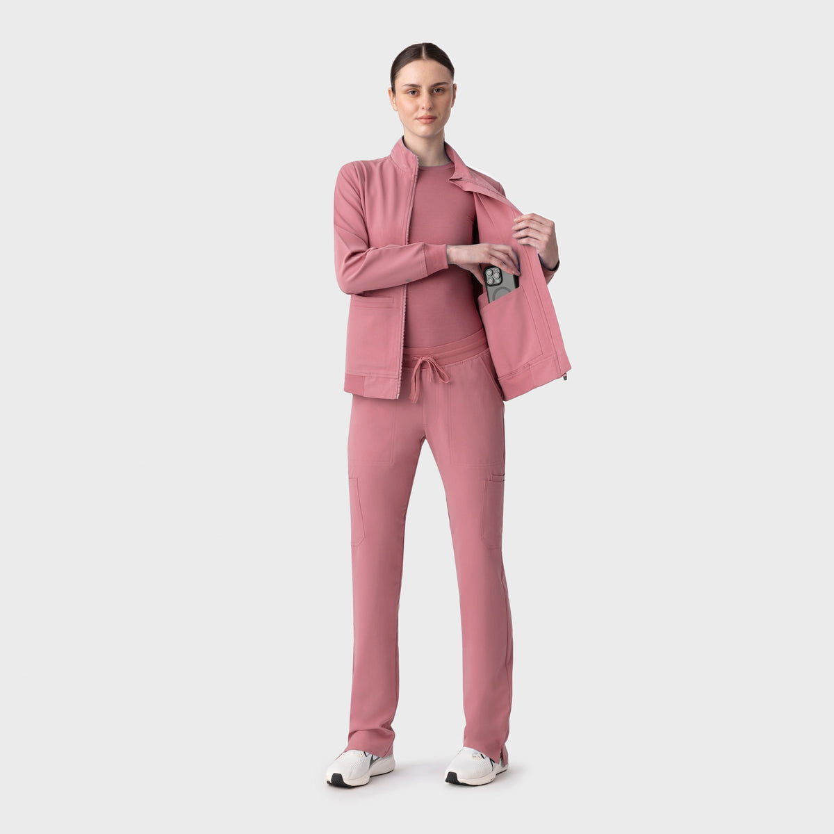 Scrub Jacket Mauve