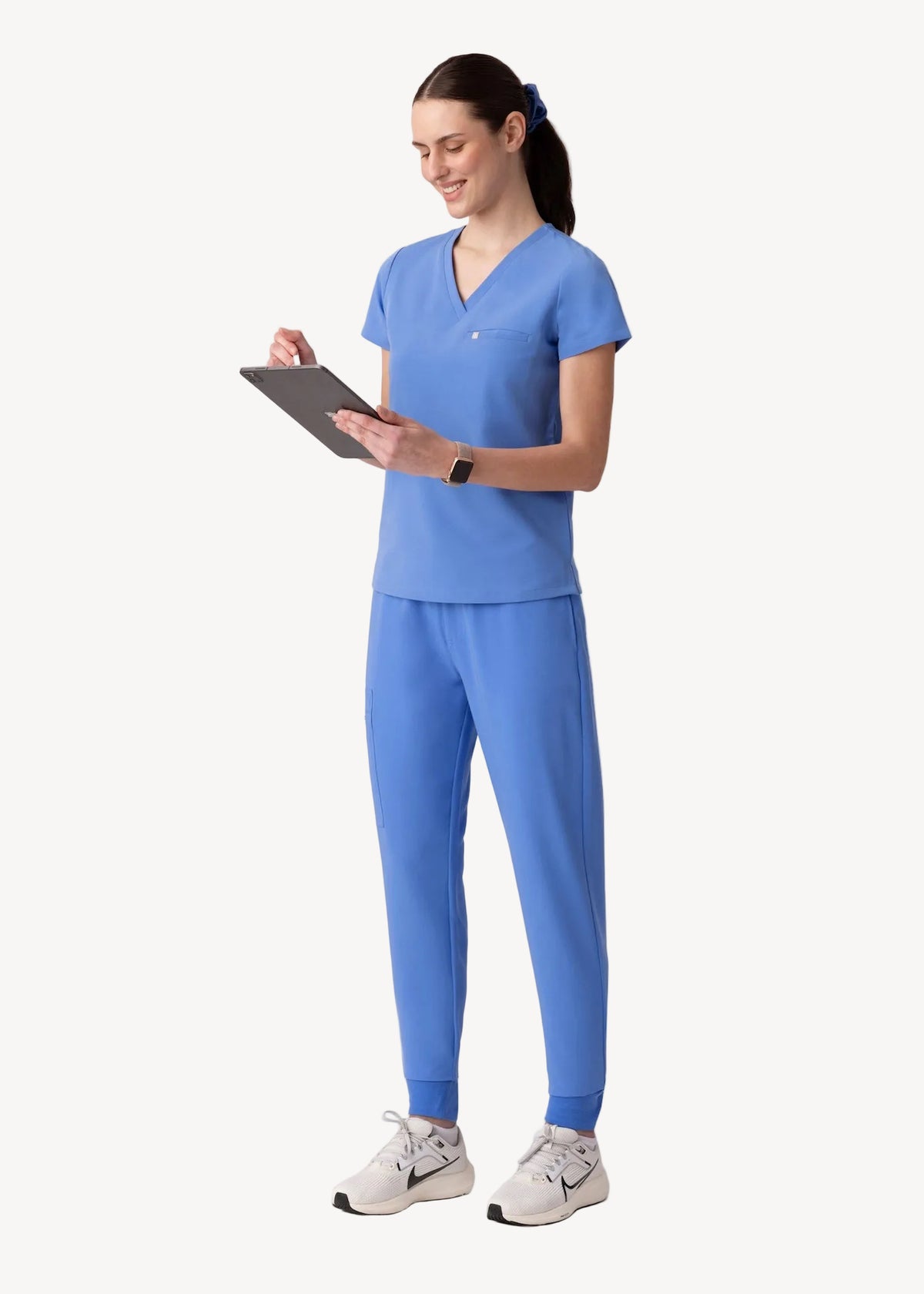 Aura One Pocket Top Ceil Blue