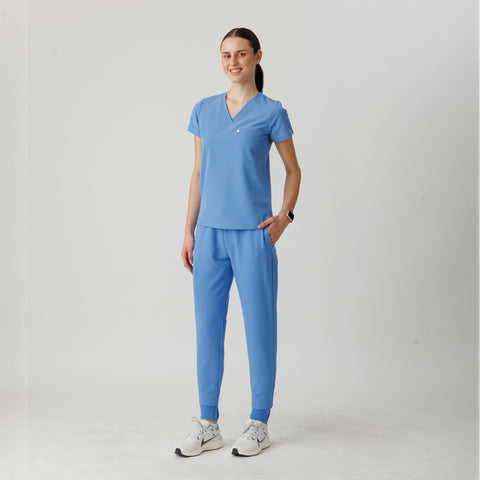 Aura One Pocket Top Ceil Blue
