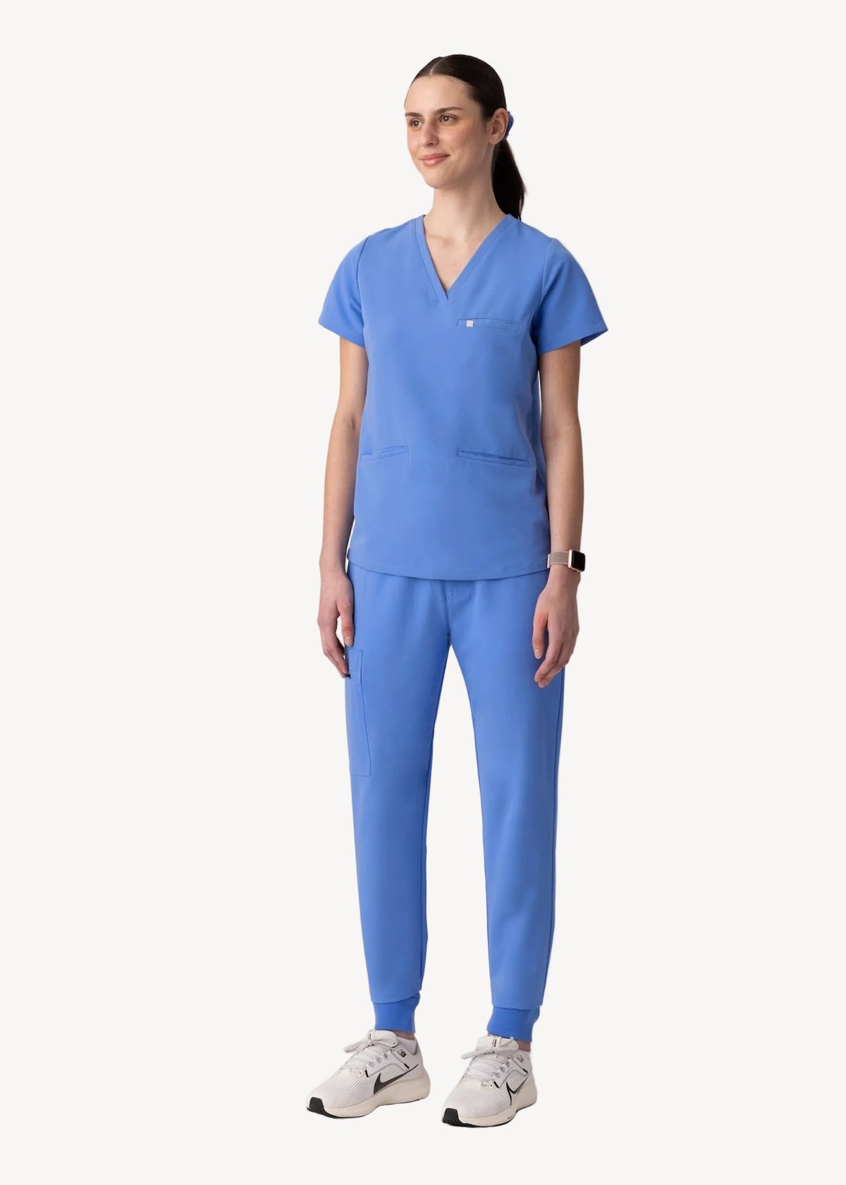 Prana Three Pocket Top Ceil Blue