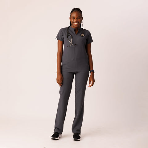 Halo Two Pocket Top Pewter