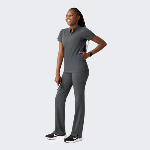 Halo Two Pocket Top Pewter