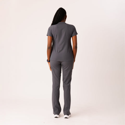 Halo Two Pocket Top Pewter