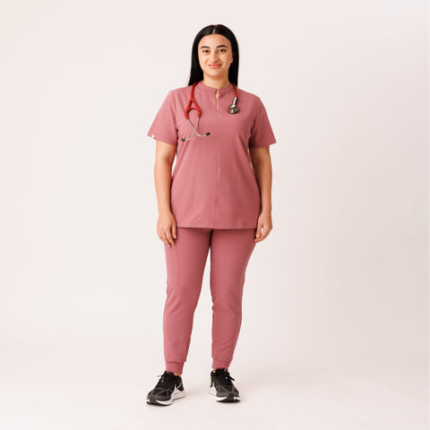Halo Two Pocket Top Mauve