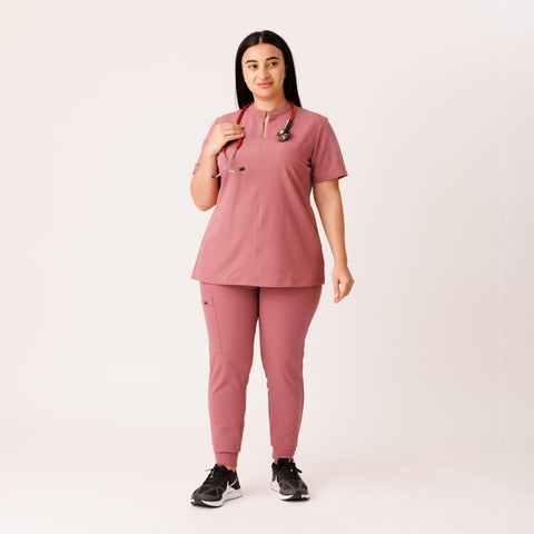 Halo Two Pocket Top Mauve