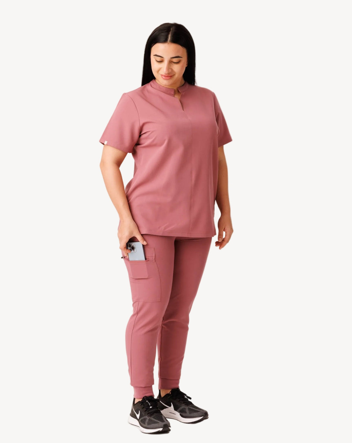 Halo Two Pocket Top Mauve