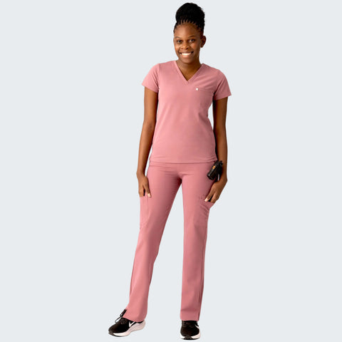 Aura One Pocket Top Mauve