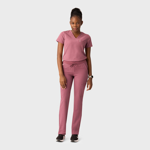 Aura One Pocket Top Mauve