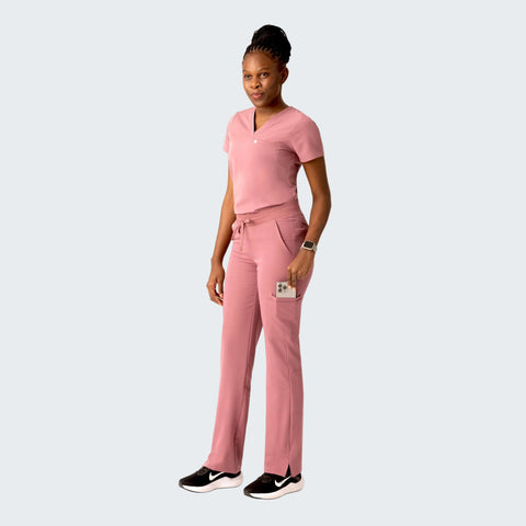 Aura One Pocket Top Mauve