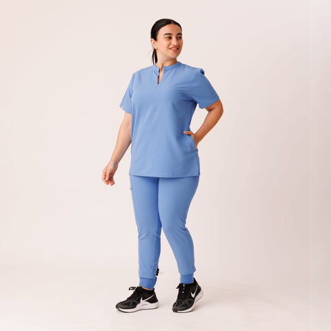 Halo Two Pocket Top Ceil Blue