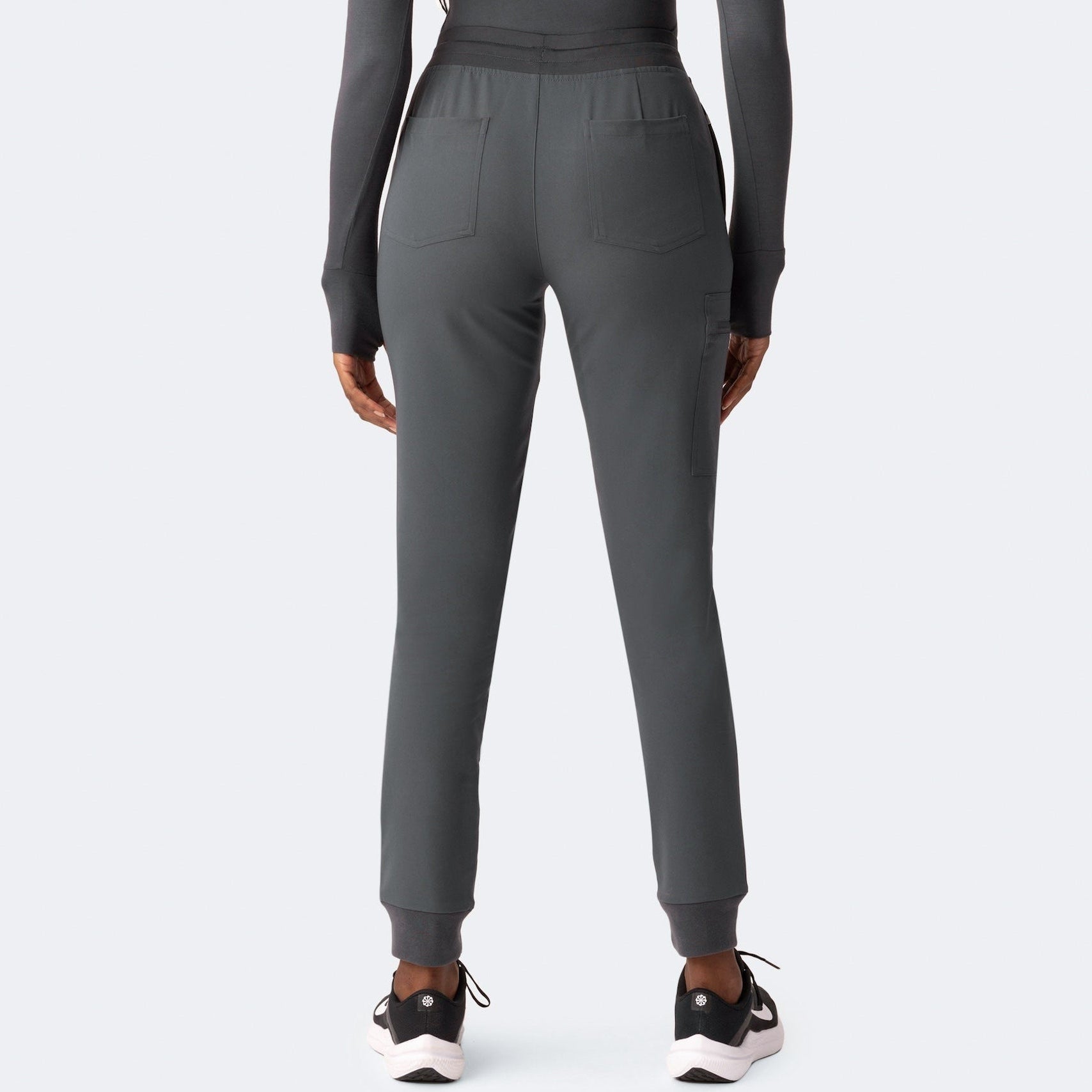 High Waist Joggers Pewter